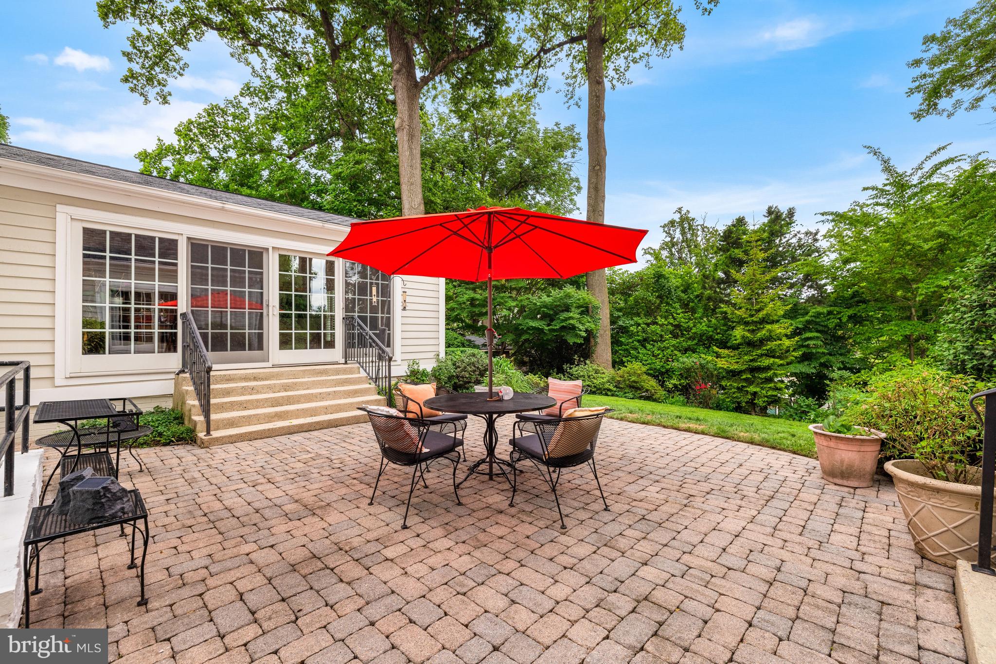 8015 Glendale Road Chevy Chase, MD 20815 - Photo 42 of 44 Rear Patio