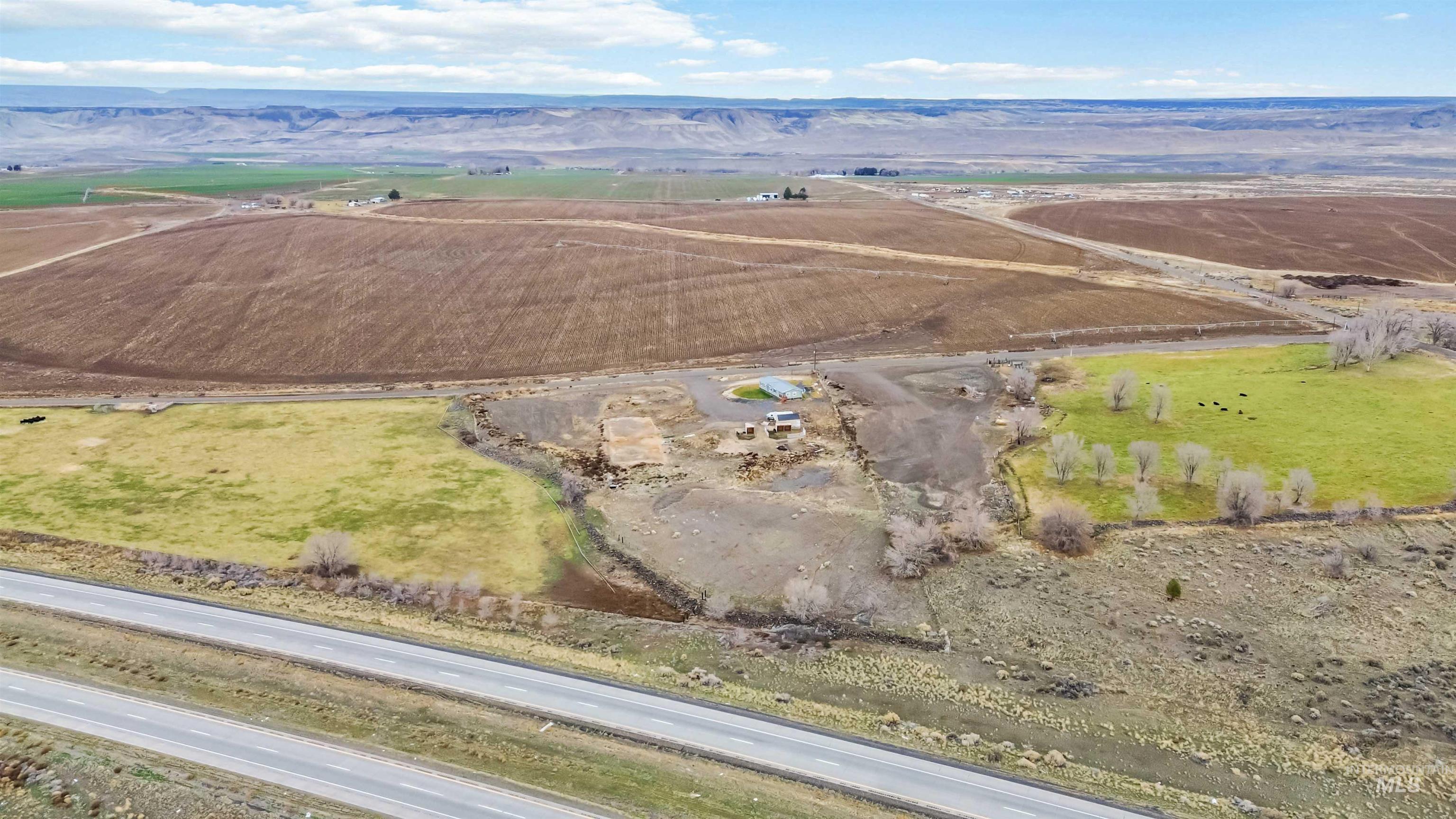 5827 East Little Basin Road King Hill, ID 83633 - Photo 39 of 47 Aerial overview of property's location featuring rural landscape