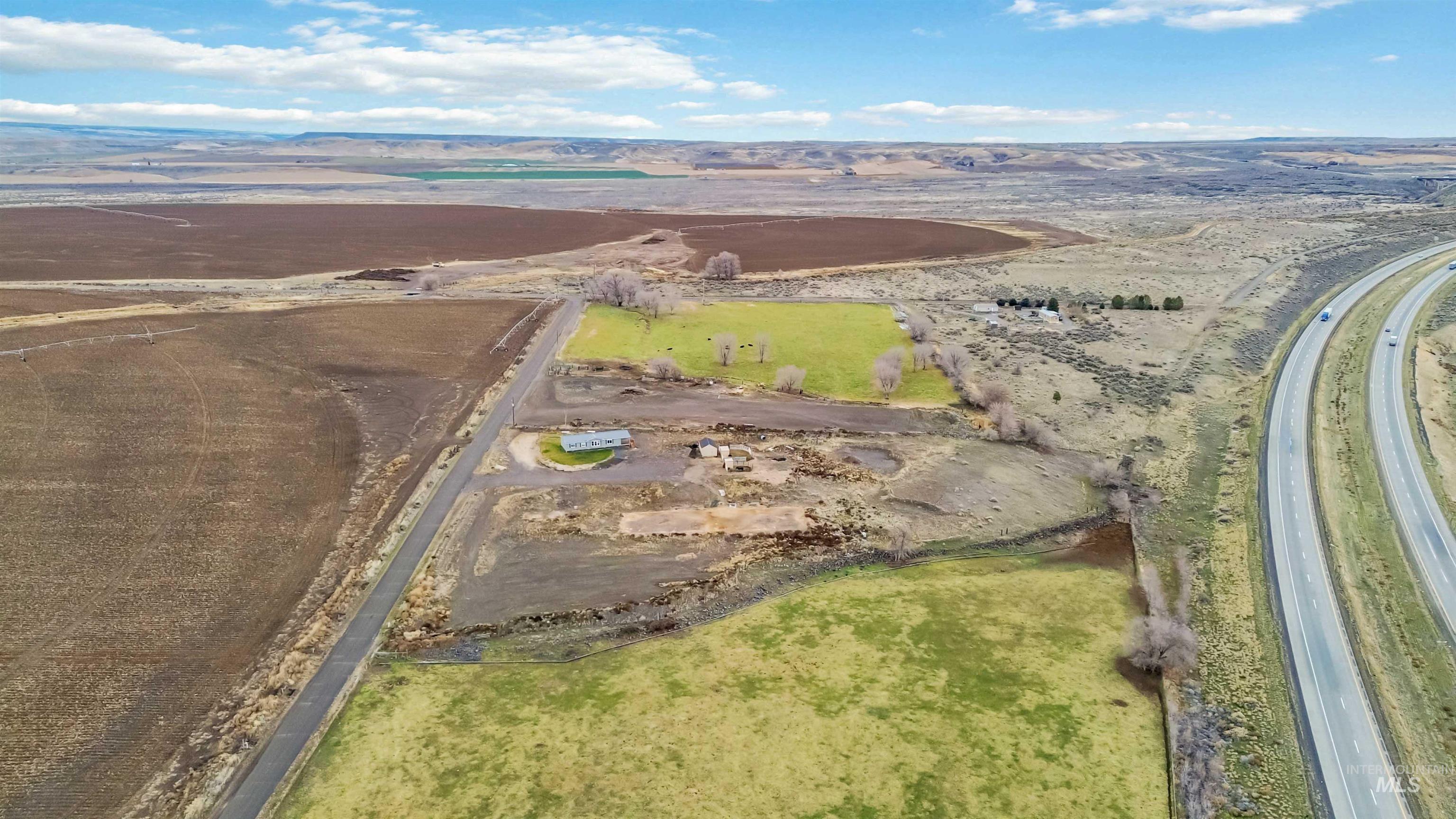 5827 East Little Basin Road King Hill, ID 83633 - Photo 41 of 47 Aerial view of property's location featuring rural landscape