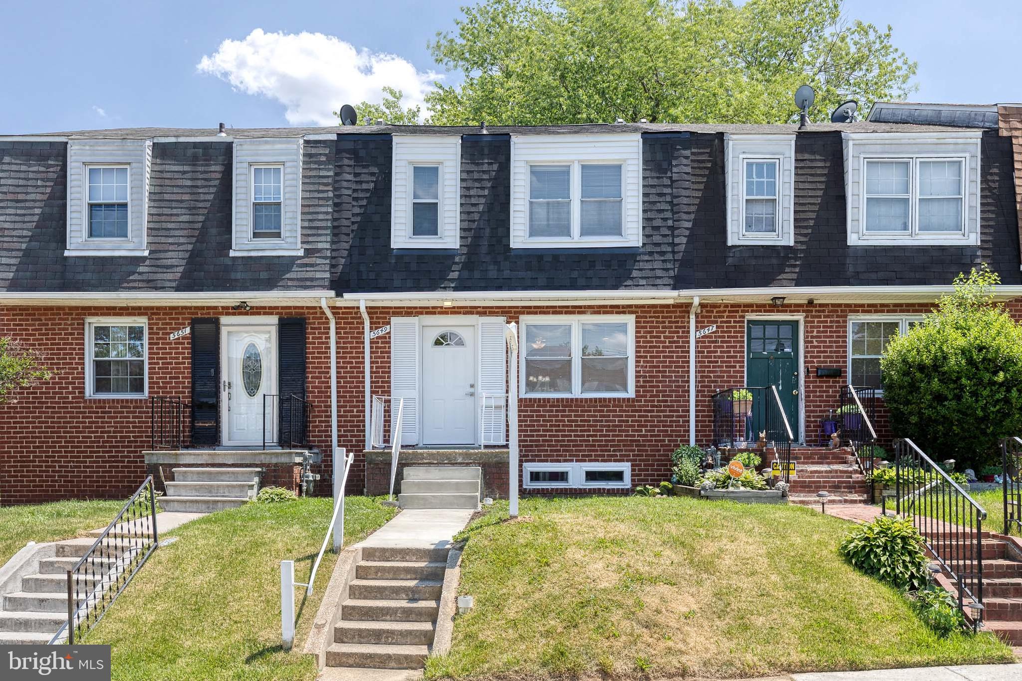 5649 Utrecht Road Baltimore, MD 21206 - Photo 42 of 42 front view of a house with a yard