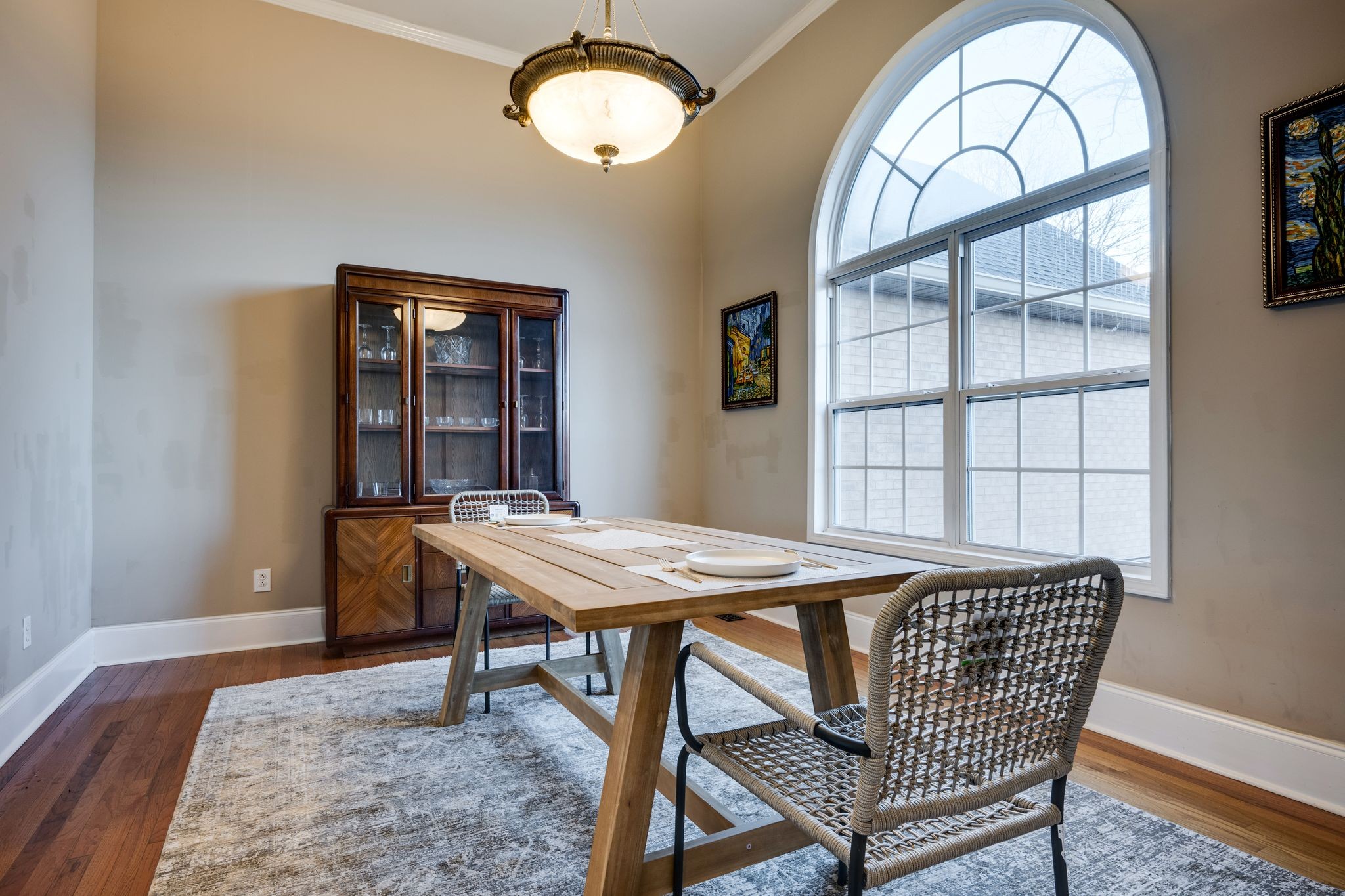 754 Hafner Road Charlotte, TN 37036 - Photo 11 of 54 a view of a dining room with furniture window and wooden floor