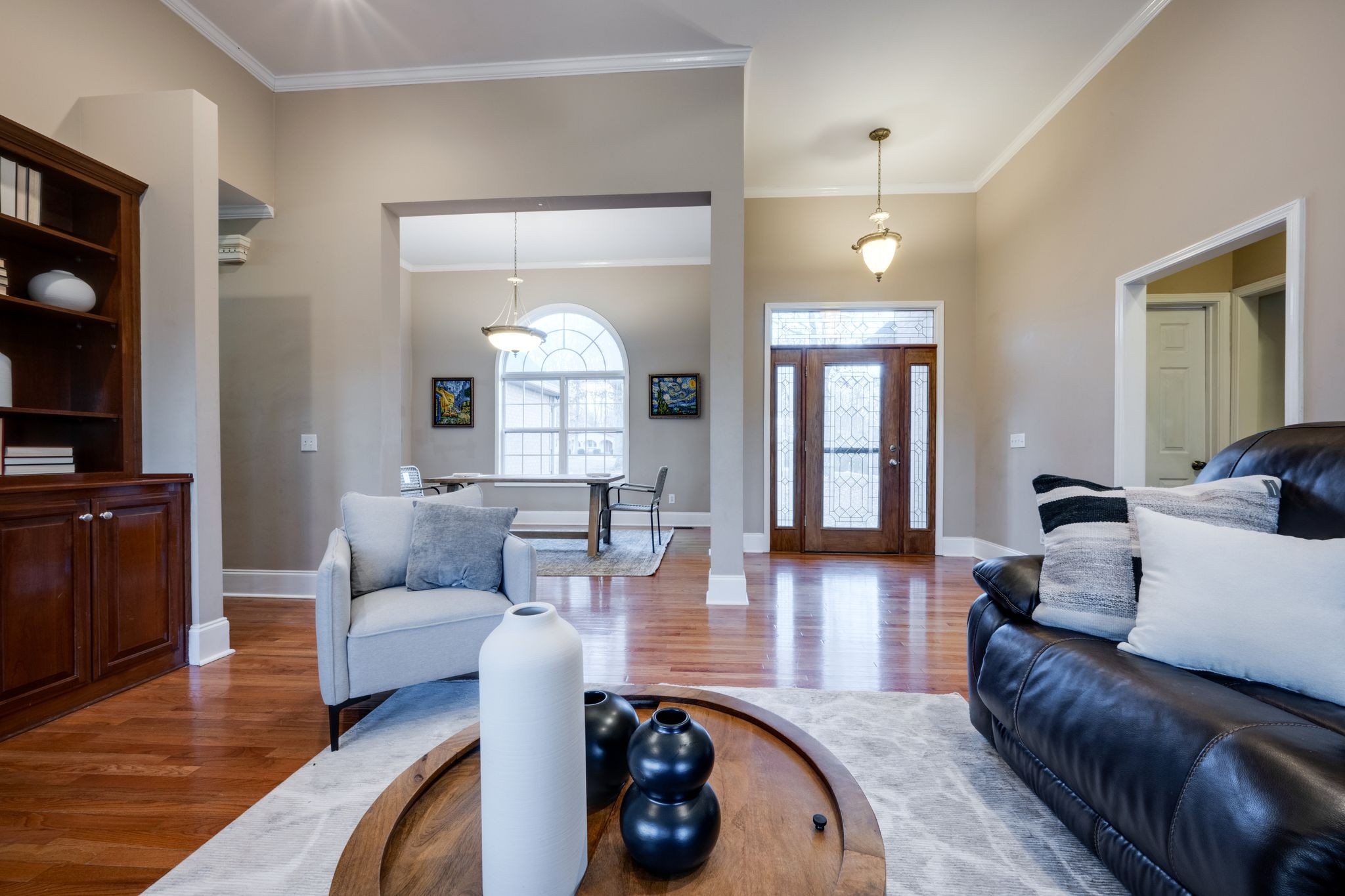 754 Hafner Road Charlotte, TN 37036 - Photo 14 of 54 a living room with furniture and wooden floor