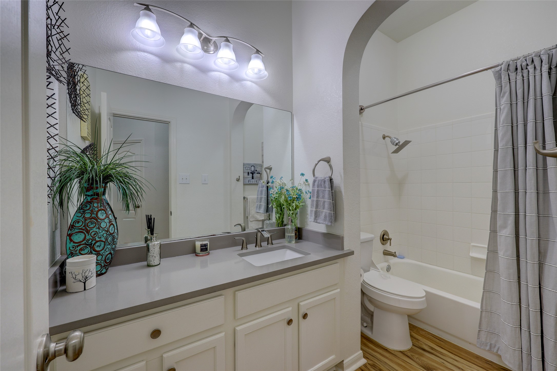 1819 Nelson Ranch Loop Cedar Park, TX 78613 - Photo 27 of 38 Bull bath 2 has large vanity with lots of storage and updated lighting