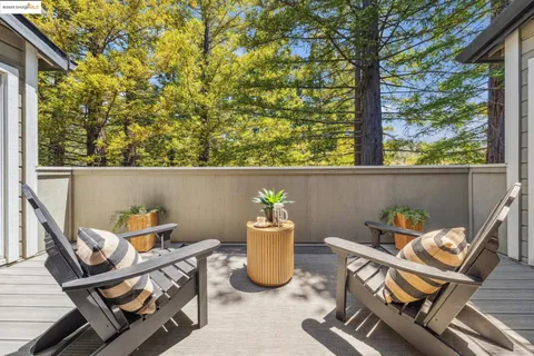 a view of outdoor space with seating area