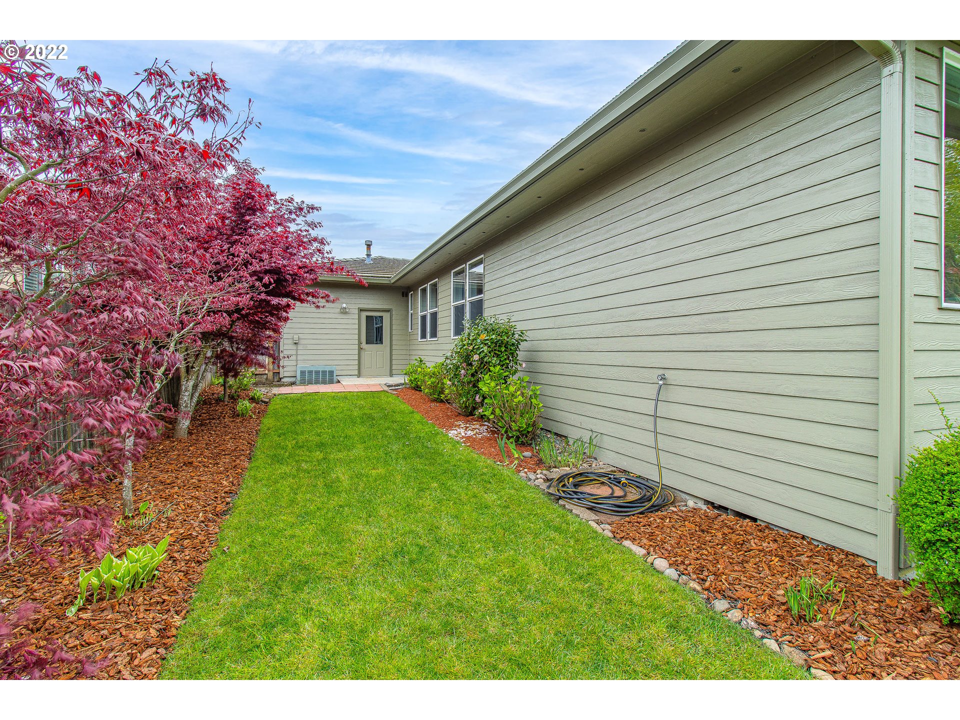 2131 Southeast 12th Avenue Camas, WA 98607 - Photo 26 of 32 a view of a backyard with plants and large tree
