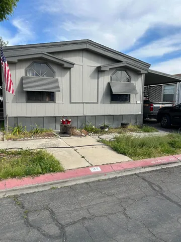 a house view with a outdoor space