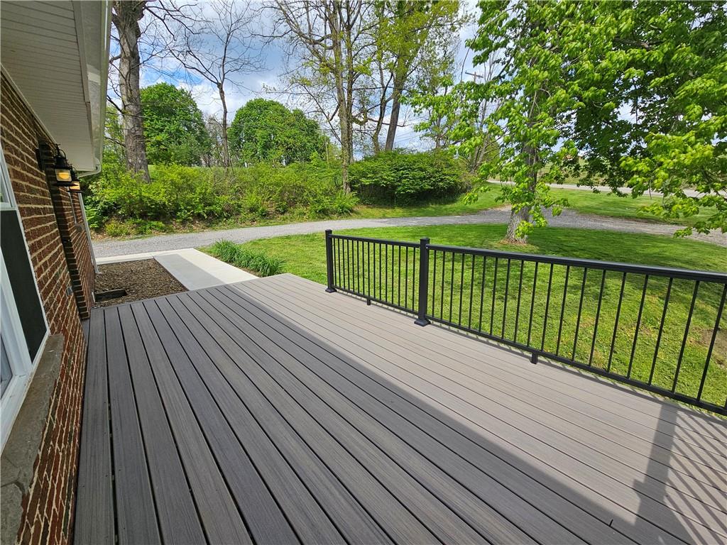 138 Center Drive Chicora, PA 16025 - Photo 4 of 25 a view of deck with a lake view