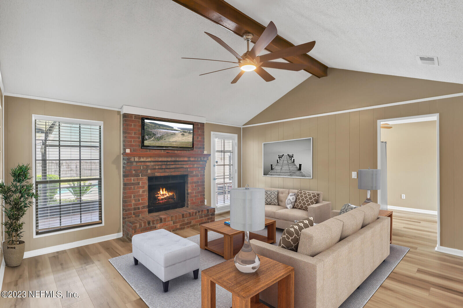 3602 Spring Lake Road Jacksonville, FL 32210 - Photo 12 of 27 Family Room - Virtually Staged