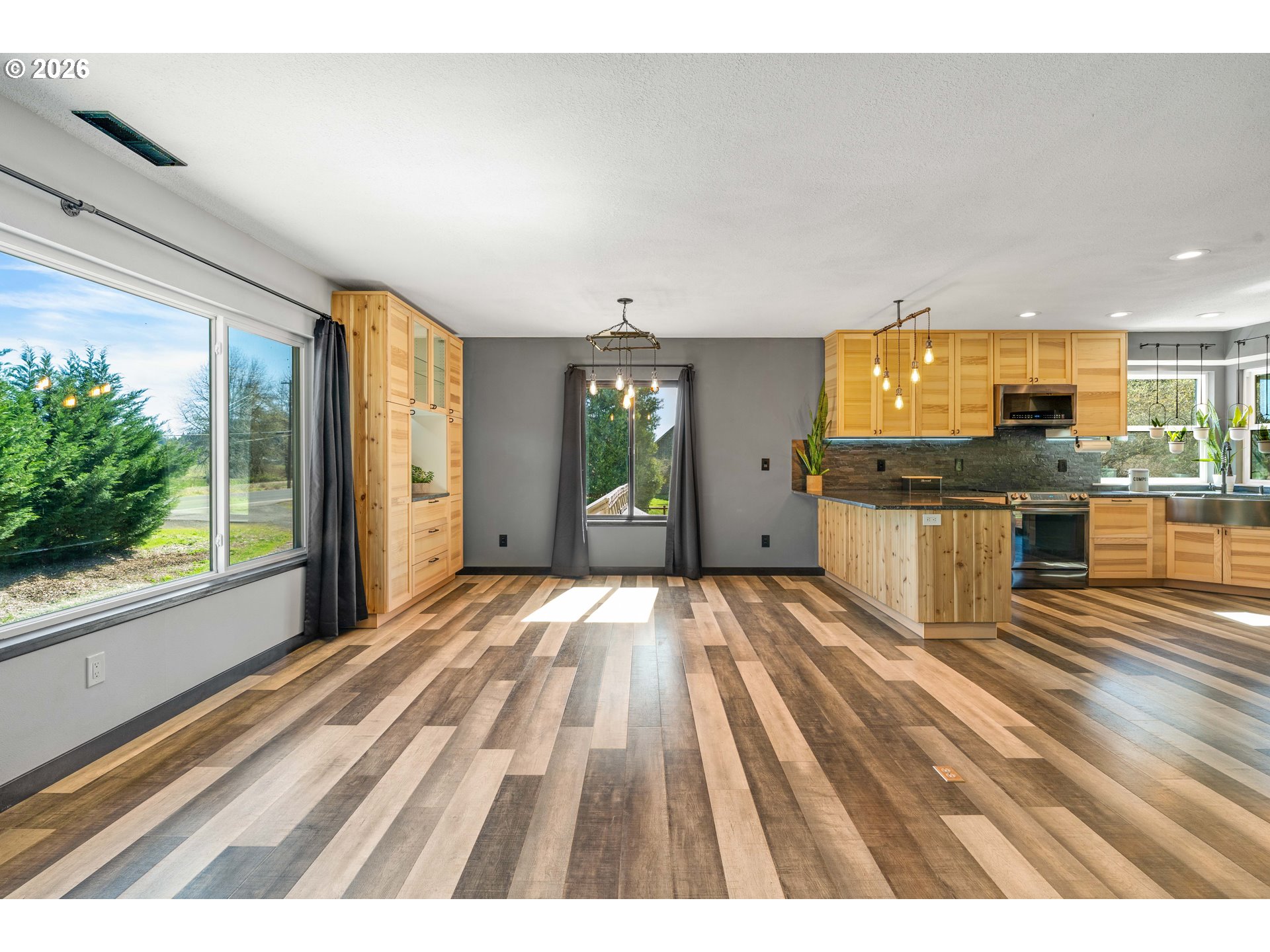 16515 Highway 47 Banks, OR 97106 - Photo 4 of 48 a view of kitchen with wooden floor