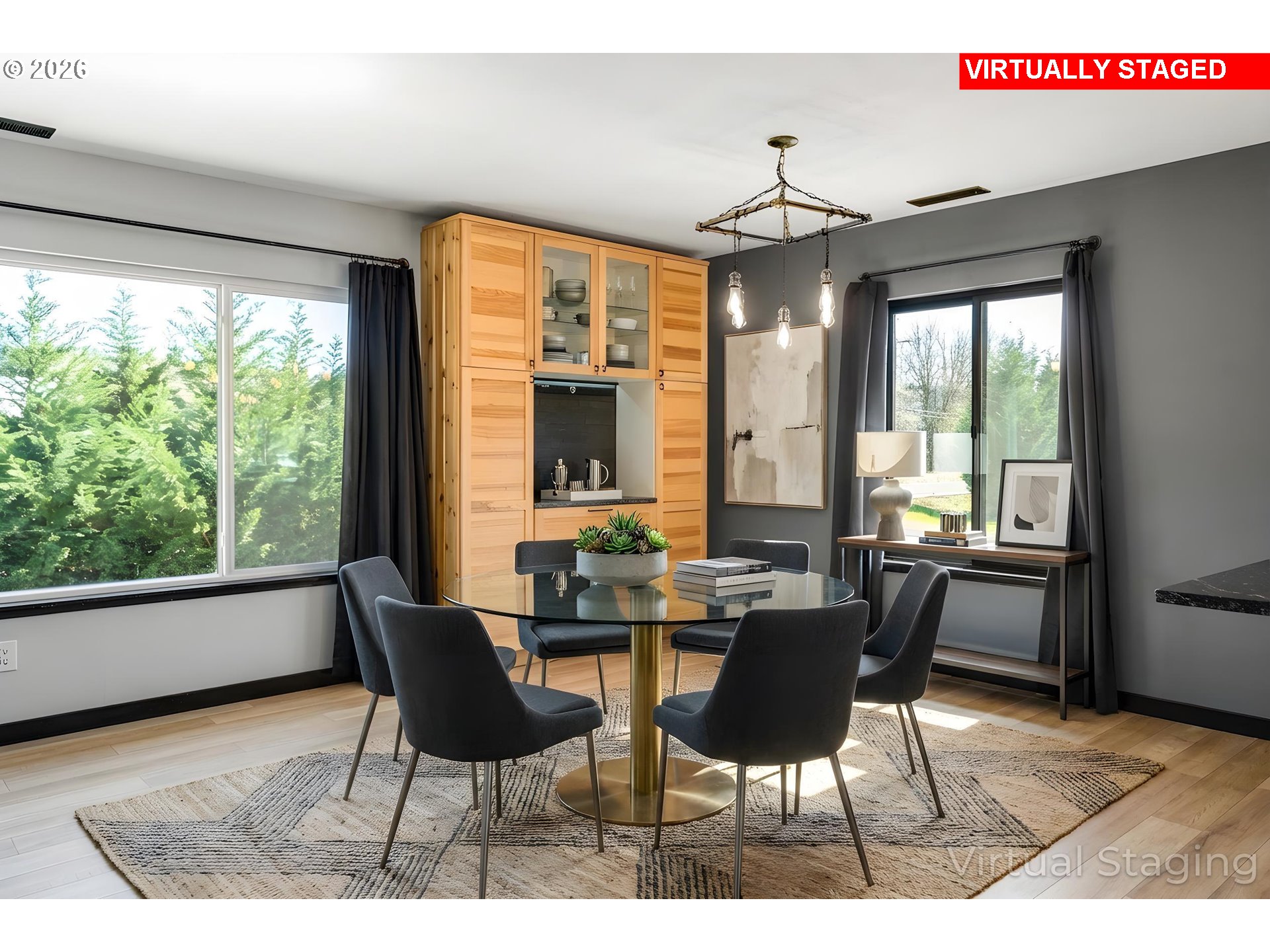 16515 Highway 47 Banks, OR 97106 - Photo 5 of 48 a view of a dining room with furniture window and outside view