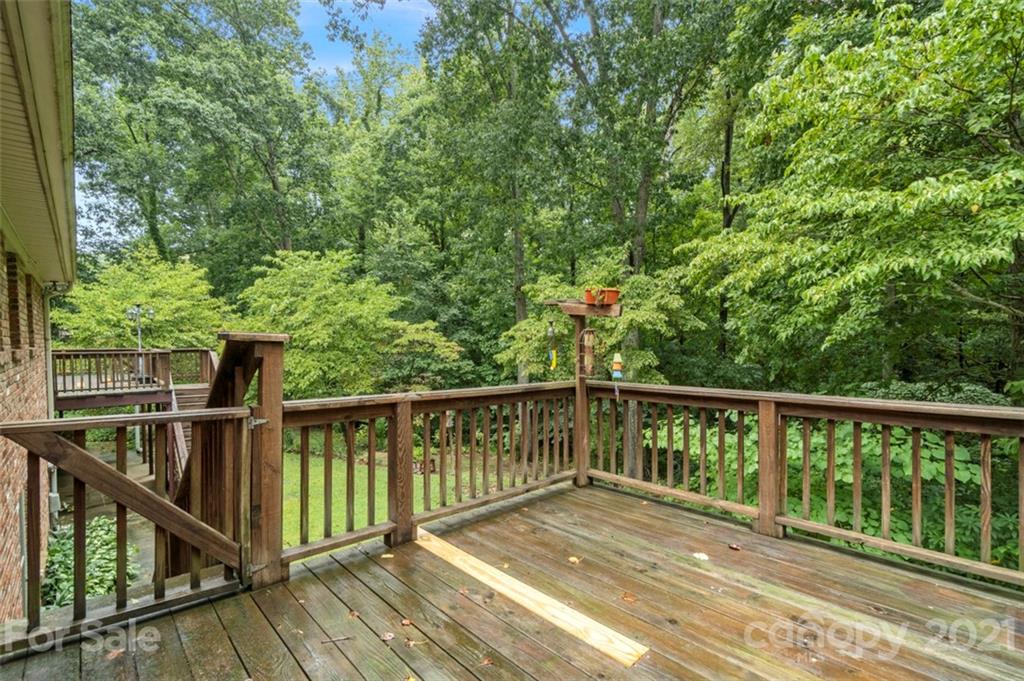 1912 Normandy Road Kannapolis, NC 28081 - Photo 23 of 43 a view of balcony with wooden floor and fence