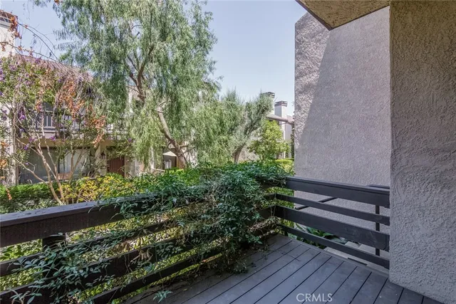 a view of a backyard with plants