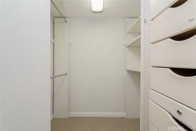 a view of walk in closet