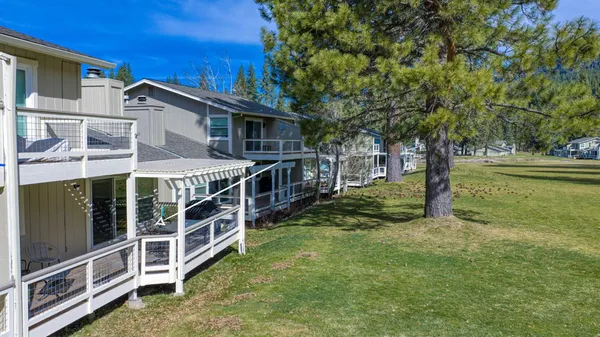 a view of a city with a lake view