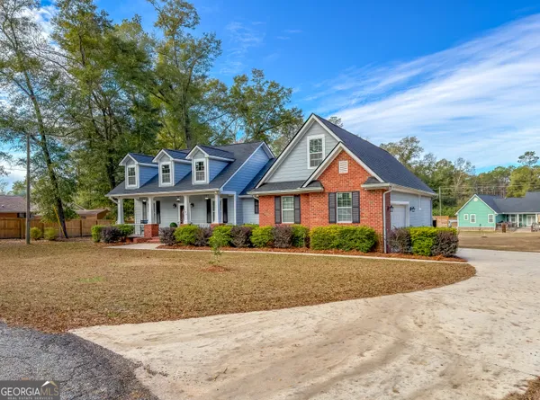 front view of a house with a porch