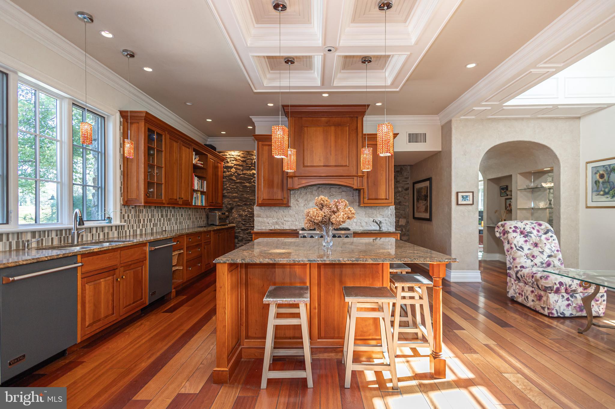 5025 Anderson Road Doylestown, PA 18902 - Photo 28 of 92 a dining hall with stainless steel appliances granite countertop a stove and a sink