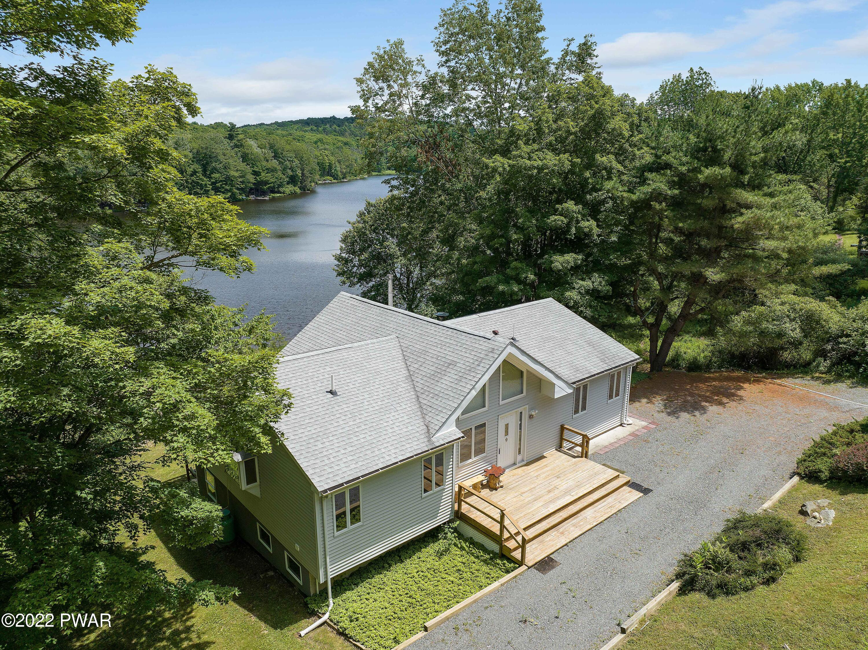 357 Lake Russell Road Newfoundland, PA 18445 - Photo 3 of 63 Lakefront Secluded Ranch