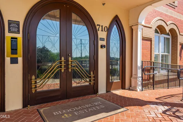 a view of front door
