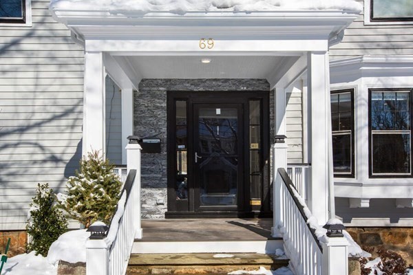 69 Evans Road Brookline, MA 02445 - Photo 18 of 24 a view of a entryway door of the house