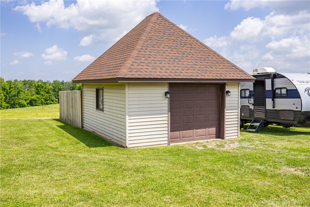 10181 Francis Road Bethany, NY 14020 - Photo 44 of 46 Storage Shed, 16' x 18' with concrete flooring and