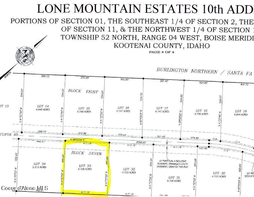 23738 North Eclipse Road Rathdrum, ID 83858 - Photo 3 of 5 Close Plat