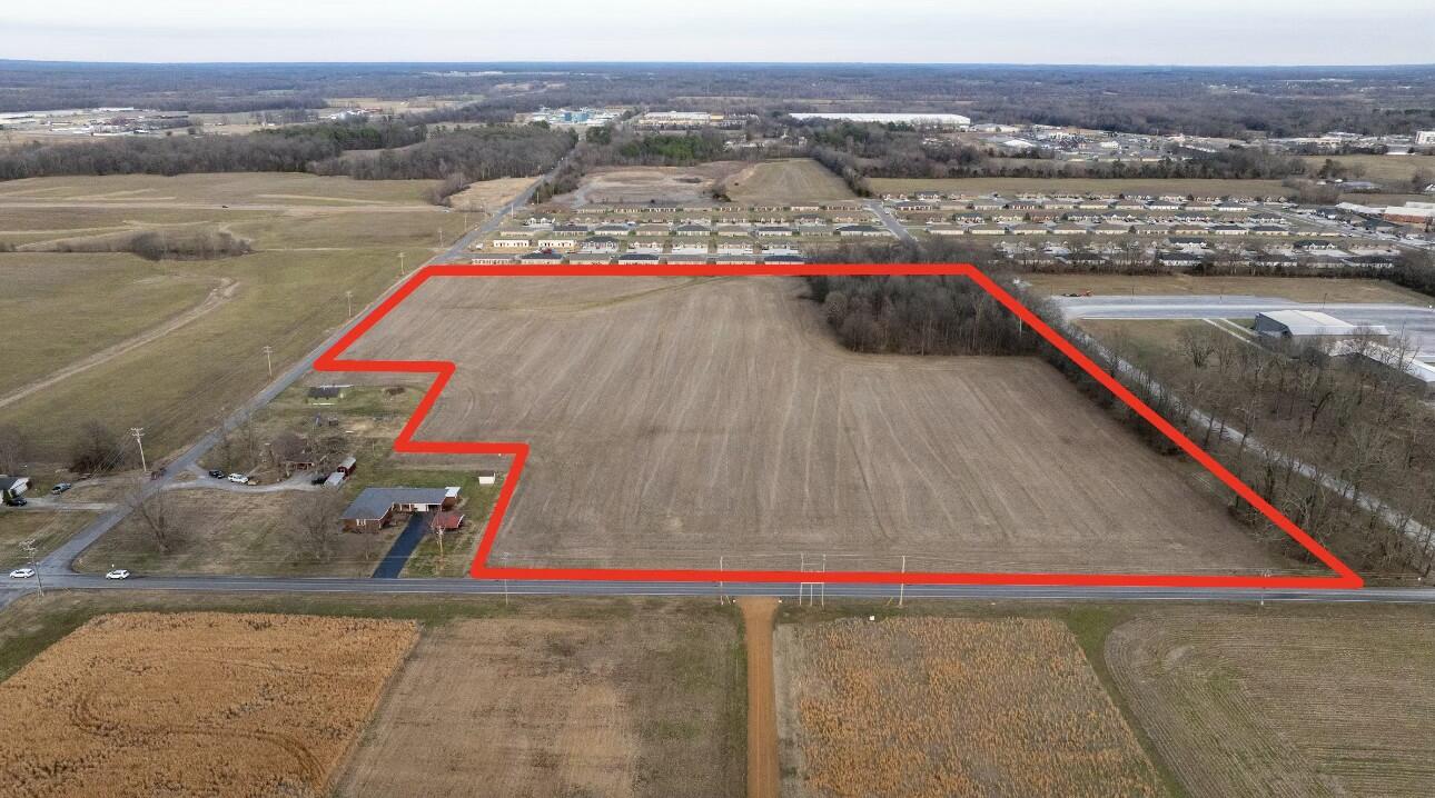 Parcel # 041-0-0034 Parcel Road Murray, KY 42071 - Photo 4 of 14 Aerial w/Approx Lot Lines