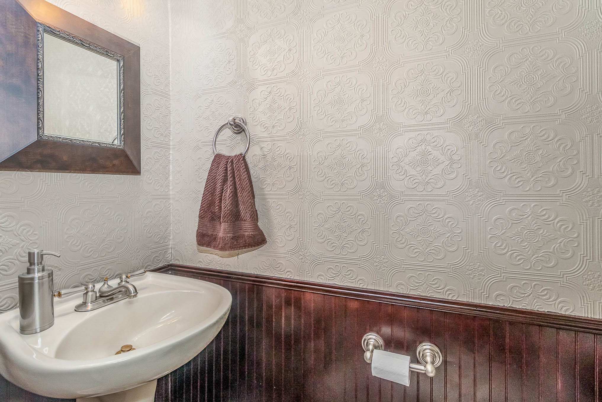2445 Ravine Drive Nashville, TN 37217 - Photo 13 of 26 a bathroom with a sink and a mirror