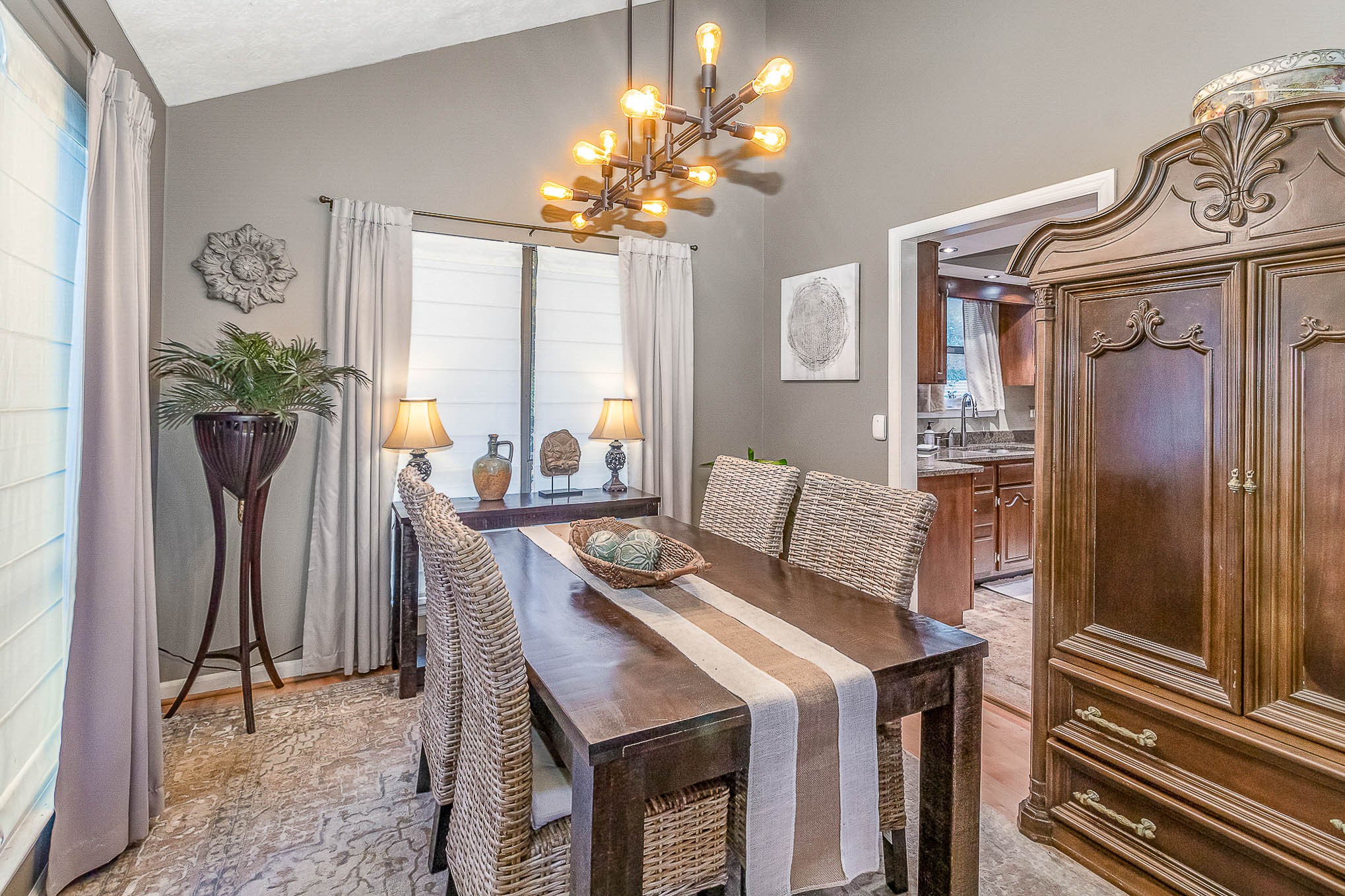 2445 Ravine Drive Nashville, TN 37217 - Photo 5 of 26 a view of a dining room with furniture window and outside view