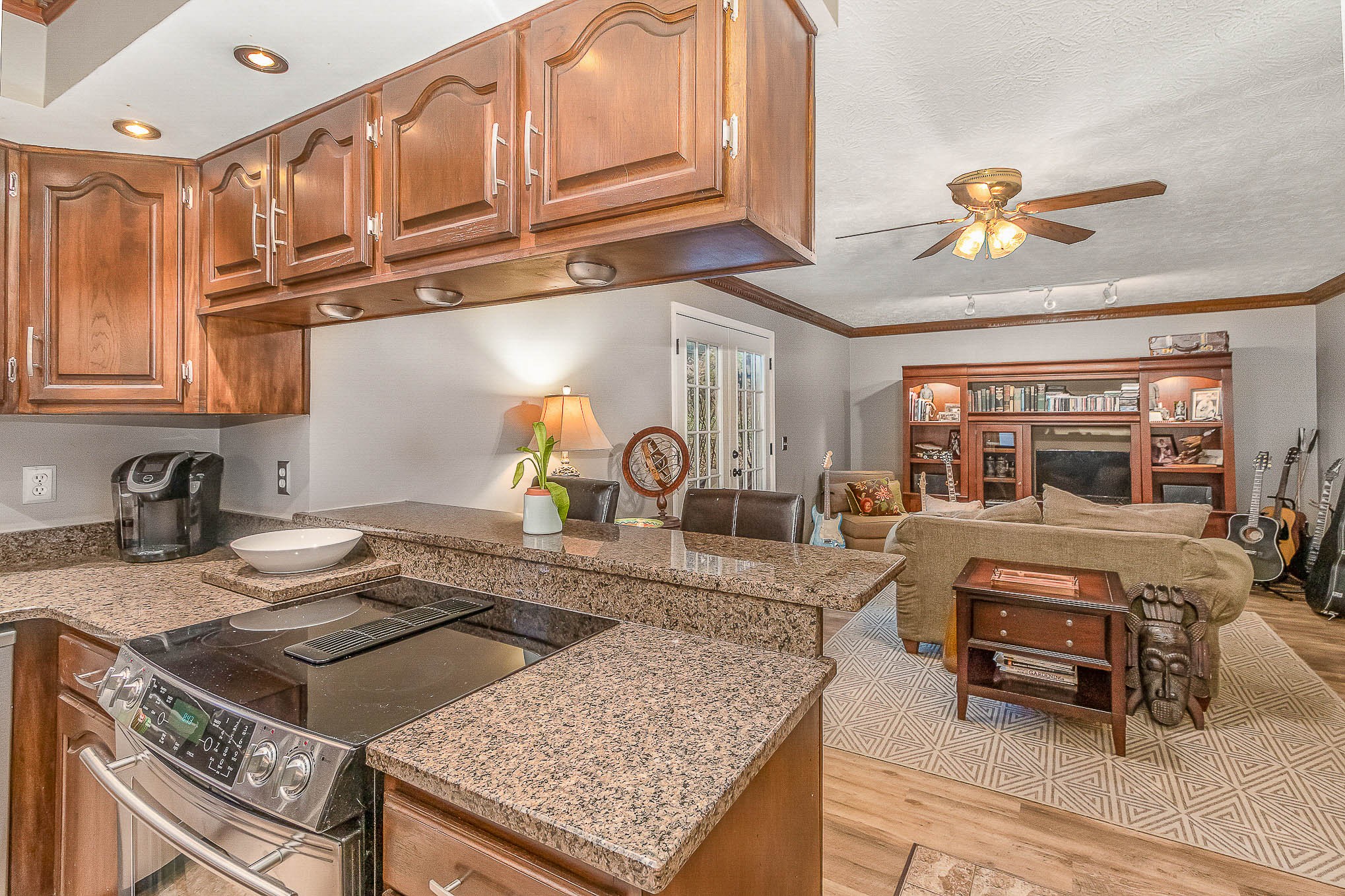2445 Ravine Drive Nashville, TN 37217 - Photo 9 of 26 a kitchen with stainless steel appliances granite countertop a stove and a sink