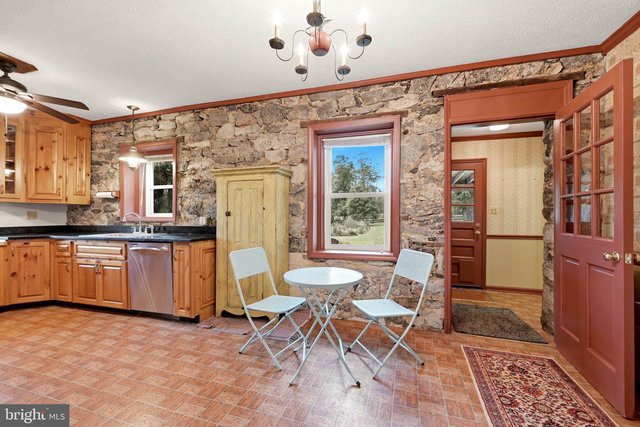 936 Gun Barrel Road White Post, VA 22663 - Photo 29 of 106 There is a stone interior wall,