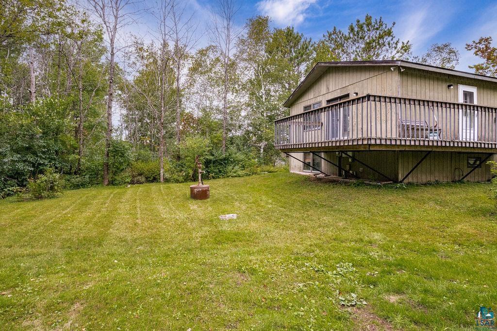 4738 Morris Thomas Road Hermantown, MN 55811 - Photo 5 of 19 Raised exterior deck with wood railing