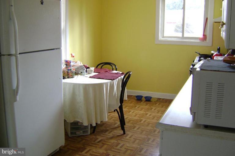Kitchen has space for a table
