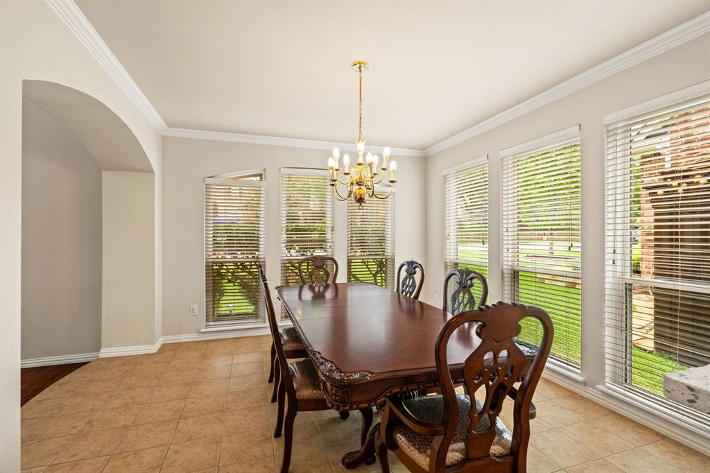 2012 Burnside Drive Allen, TX 75013 - Photo 9 of 40 a view of a dining room with furniture window and outside view