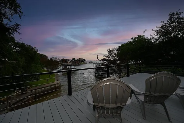 a terrace with outdoor seating