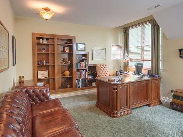 7422 Johnson Mill Road Bahama, NC 27503 - Photo 18 of 25 Versatile Fourth Bedroom is Currently Configured as an Office. Studio/Study/Office