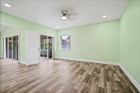 a view of an empty room