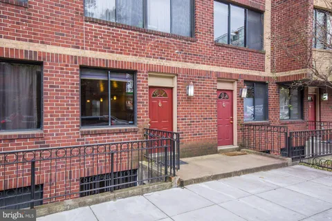 a front view of a building