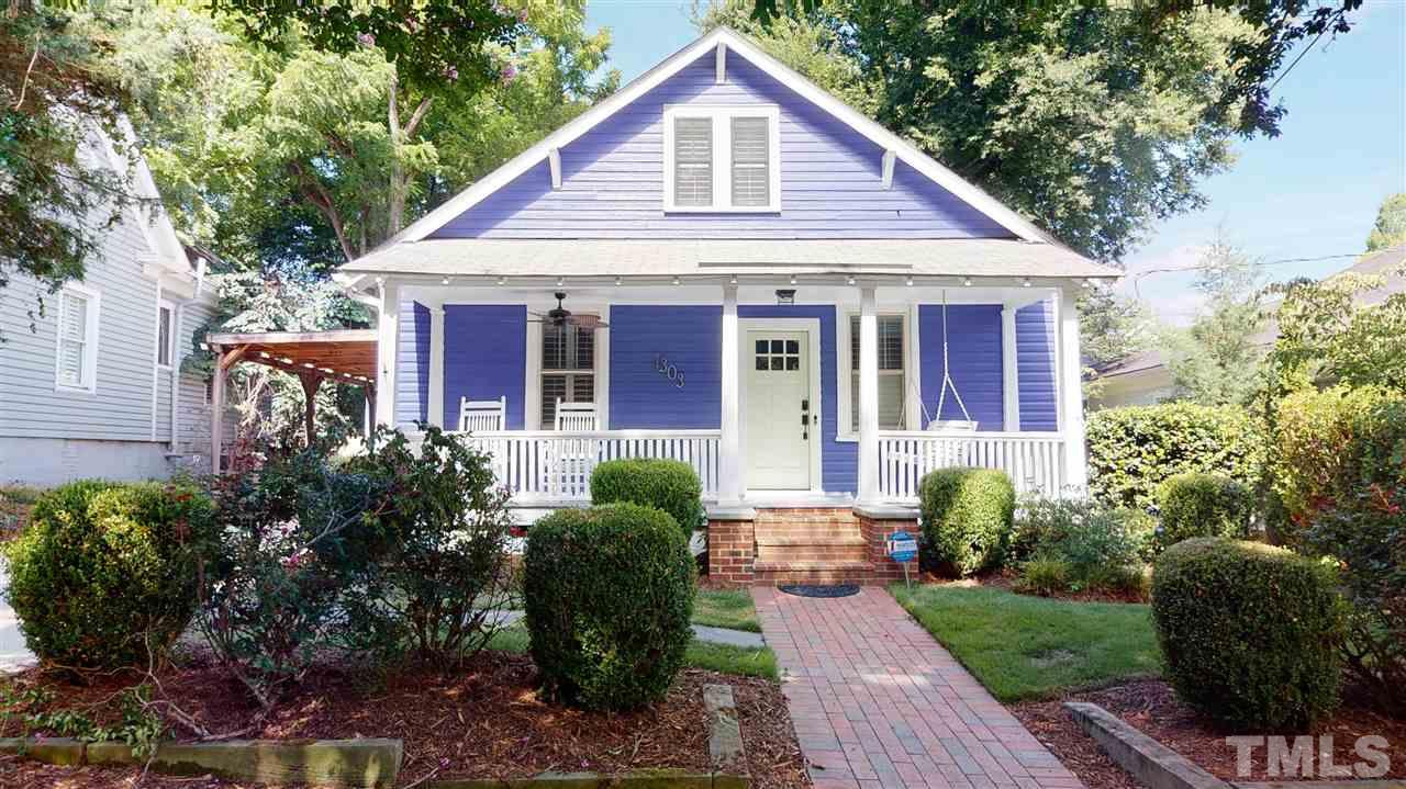 1303 Filmore Street Raleigh, NC 27605 - Photo 1 of 30 Historic, Glenwood-Brooklyn Neighborhood!