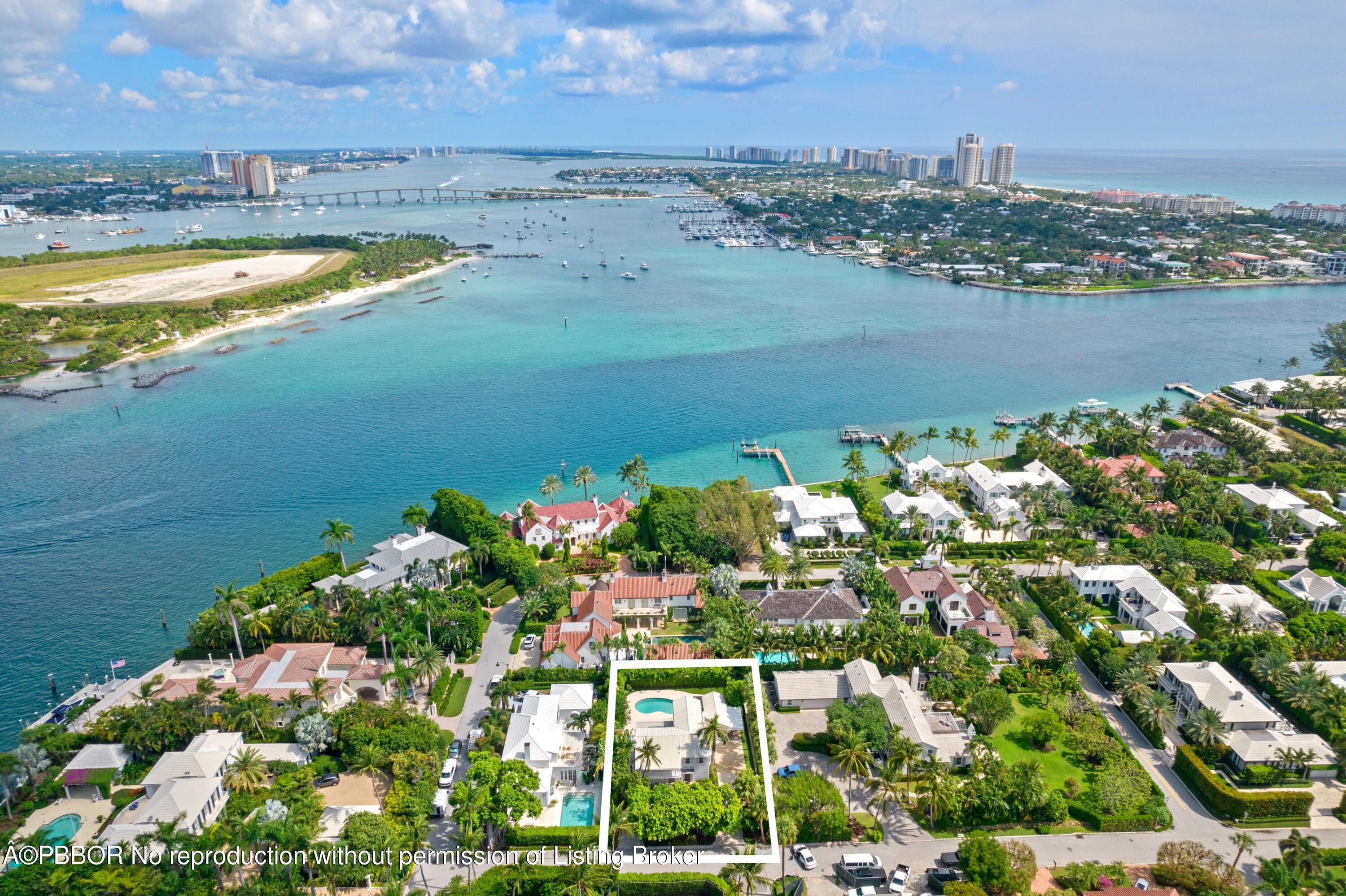 323 Arabian Road Palm Beach, FL 33480 - Photo 19 of 21 a view of a lake with a city