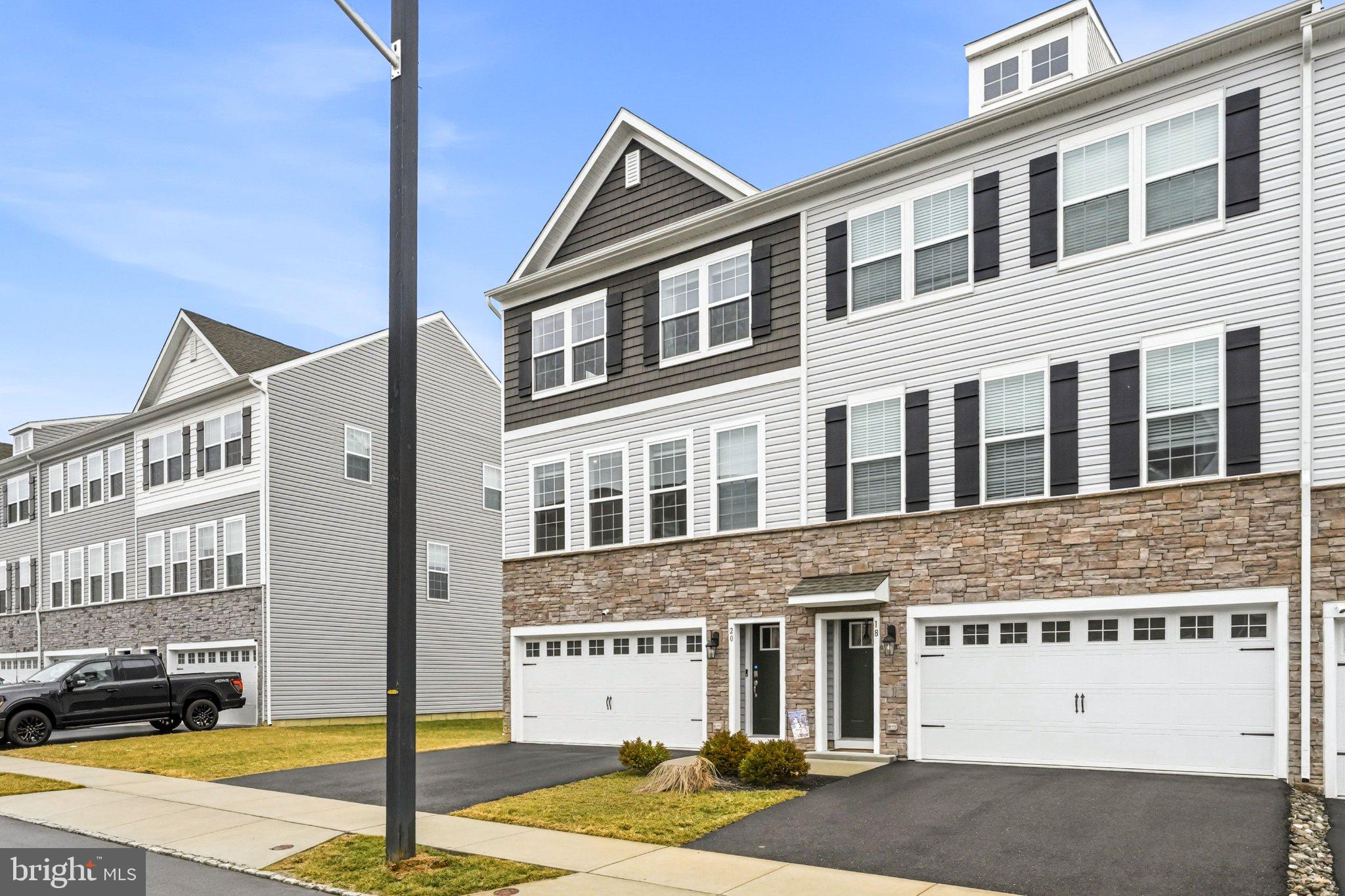 20 Sisters Farmstead Road Mount Laurel, NJ 08054 - Photo 2 of 39 Modern townhome with stylish facade.