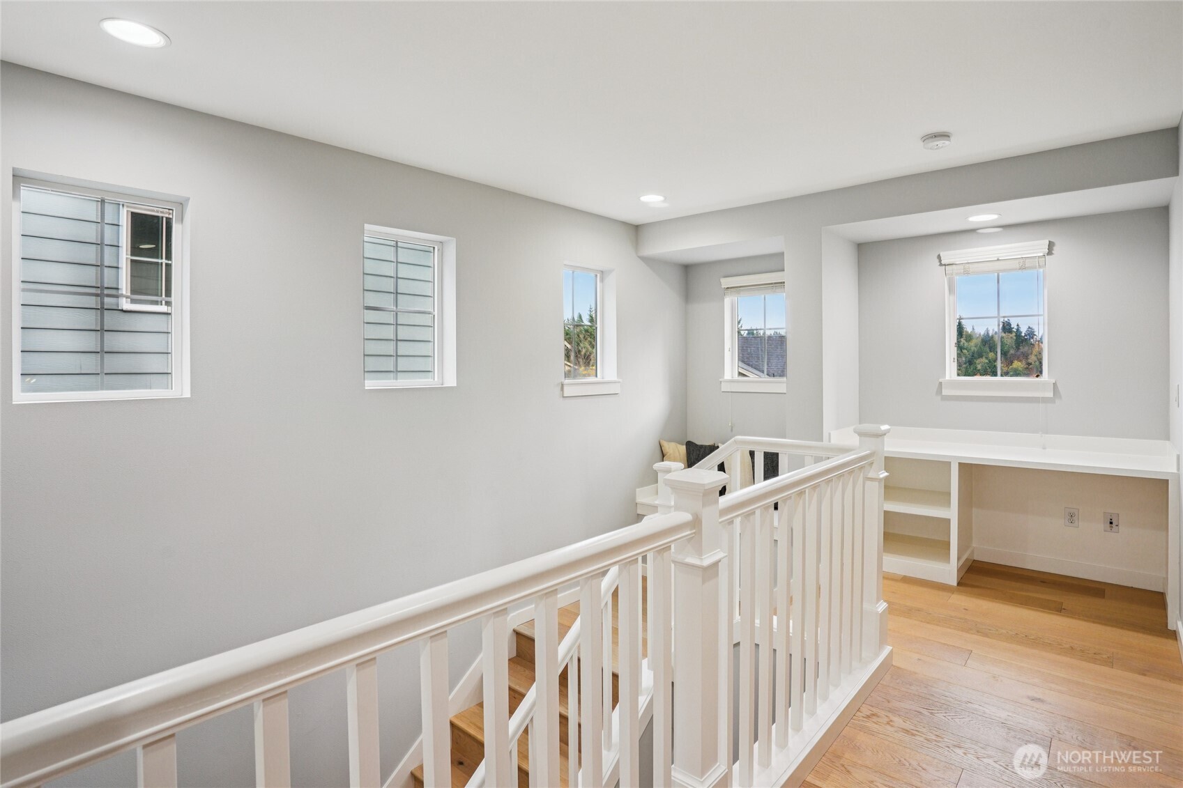 6523 128th Place Southwest Edmonds, WA 98026 - Photo 17 of 35 a view of a hallway with windows