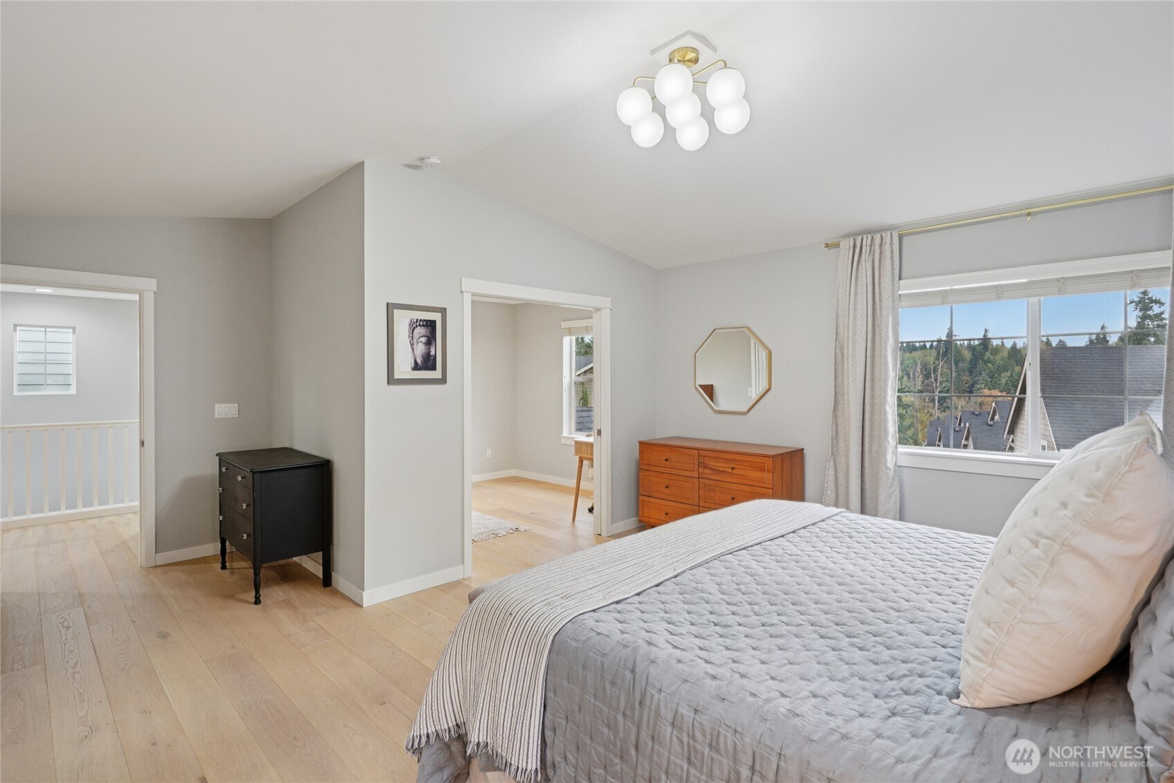 6523 128th Place Southwest Edmonds, WA 98026 - Photo 20 of 35 a bedroom with a bed and a window