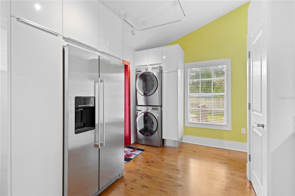 1950 Adams Lane Sarasota, FL 34236 - Photo 10 of 18 a view of a storage & utility room with washing machine