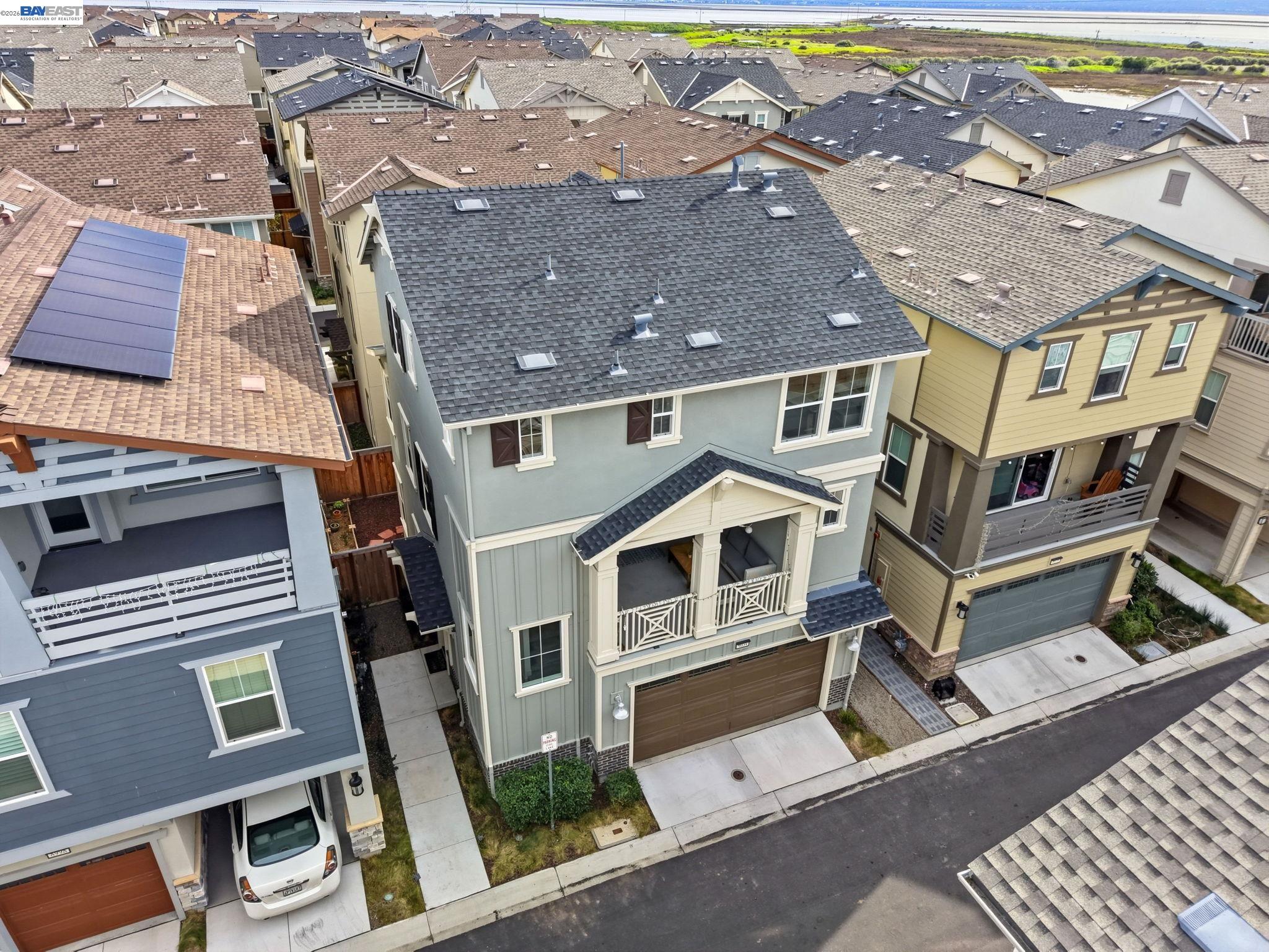 9034 Rudder Way Newark, CA 94560 - Photo 31 of 42 an aerial view of a house with a yard