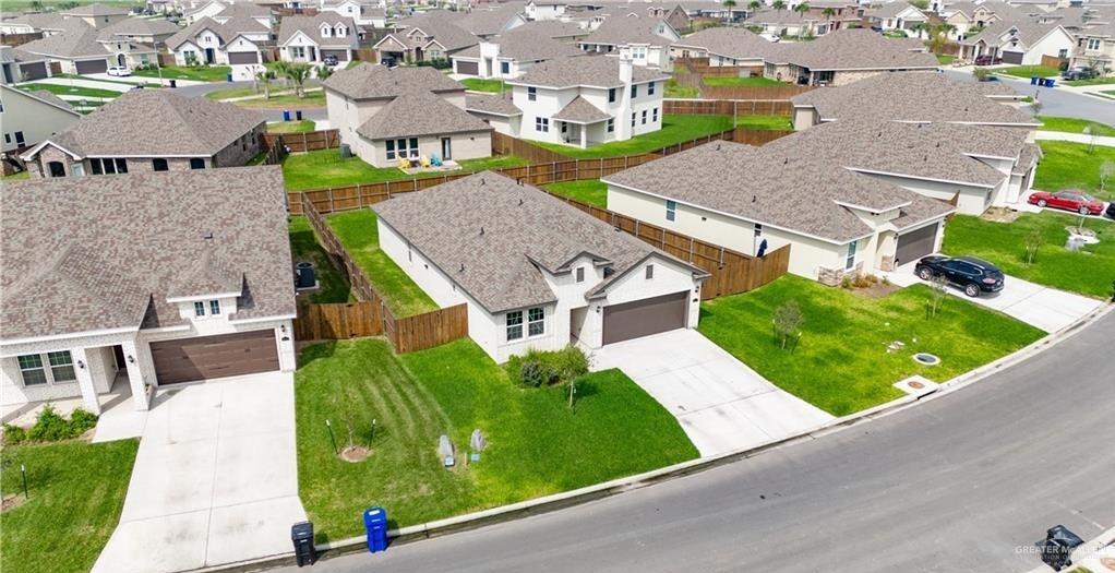 14117 Boykin Creek Road McAllen, TX 78504 - Photo 6 of 19 an aerial view of a house with a garden and pool