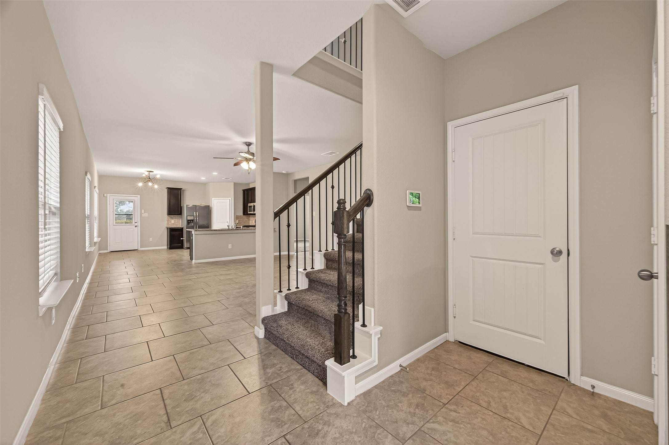 2510 Meerstad Lane Houston, TX 77047 - Photo 9 of 49 a view of a hallway view with staircase