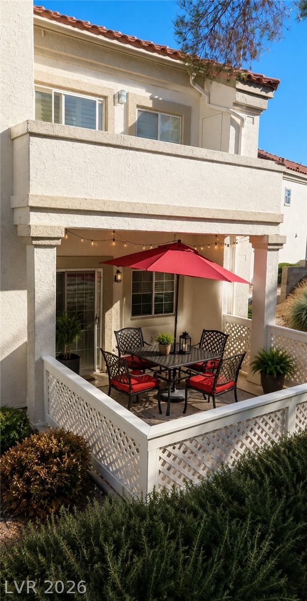 346 Seine Way Henderson, NV 89014 - Photo 13 of 24 Relax on your private outdoor patio, perfect for enjoying sun-drenched afternoons.