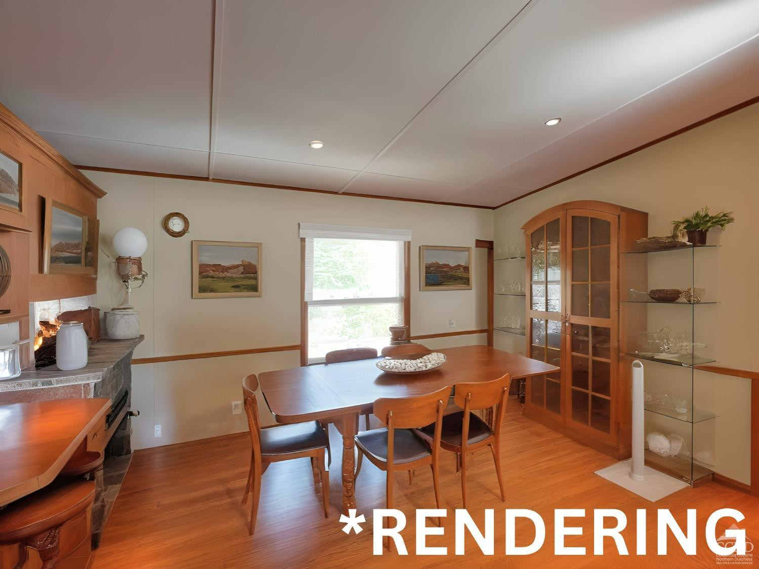 85 Laurel House Road Hunter, NY 12436 - Photo 16 of 20 a view of a dining room with furniture and wooden floor