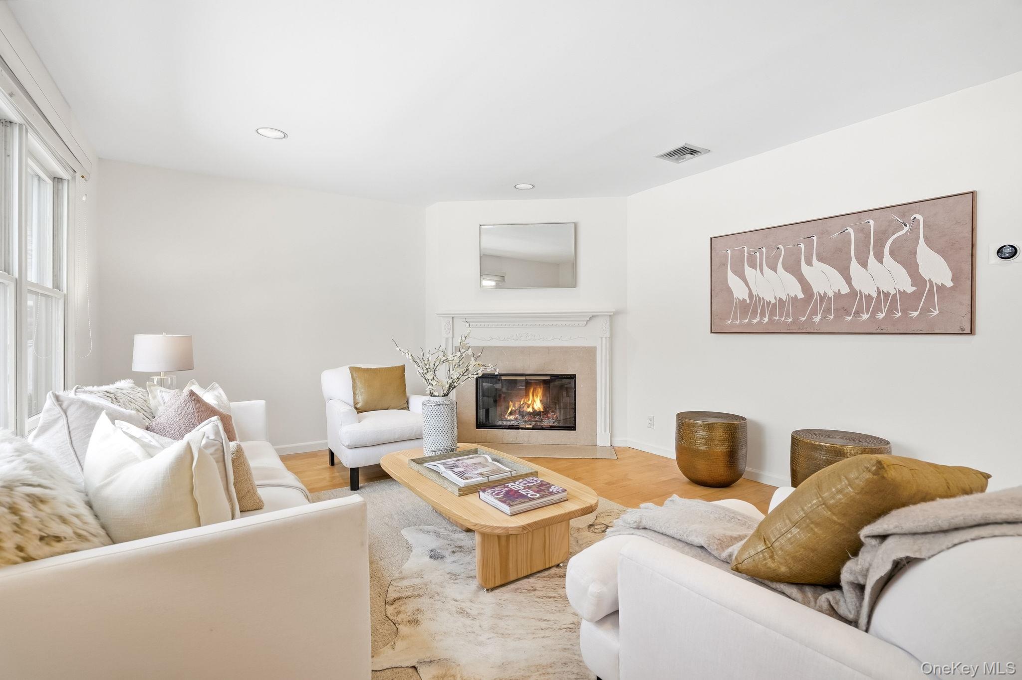 39 Lambert Lane New Rochelle, NY 10804 - Photo 5 of 36 Living Room with fireplace and lot of natural light
