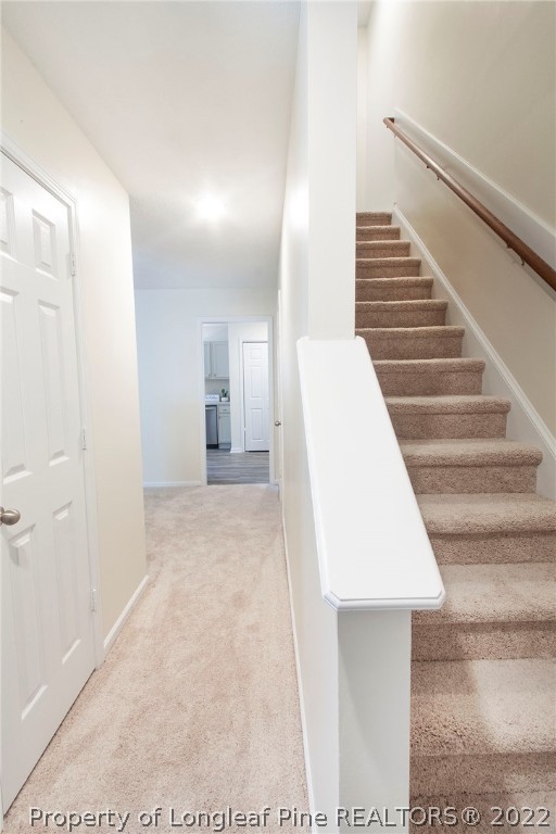215 Cape Fear Road Raeford, NC 28376 - Photo 13 of 24 a view of a hallway with staircase